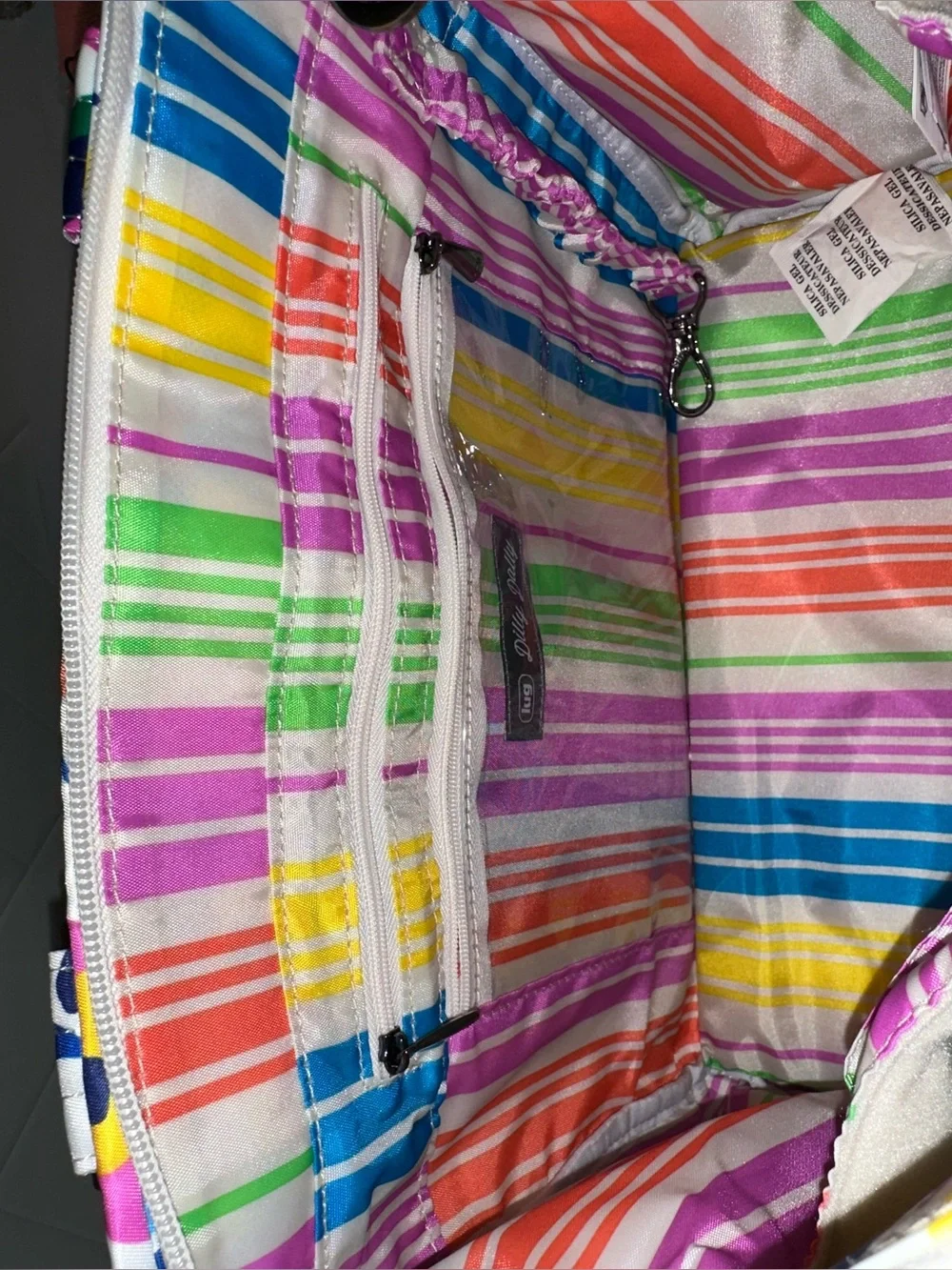 Lug Dilly Dally Convertible Tote Bag Wildflower Brights NEW